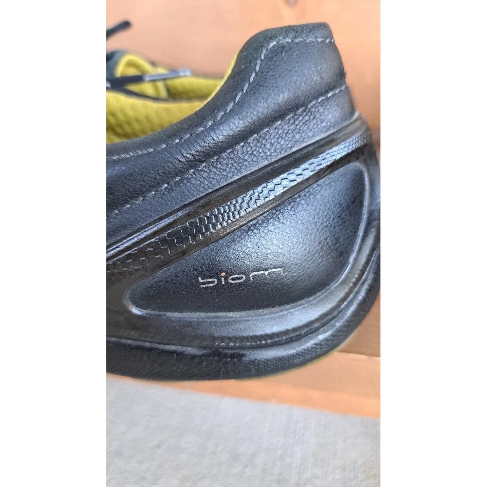 Ecco Biom Grip Mens Black Leather Comfort Shoes Sneakers EU 44 US 10 10.5 Low To